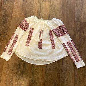 Red White And Blue Women’s Top